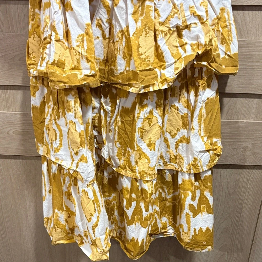 Cleobella Yellow and White Midi Dress - Picture 4 of 6